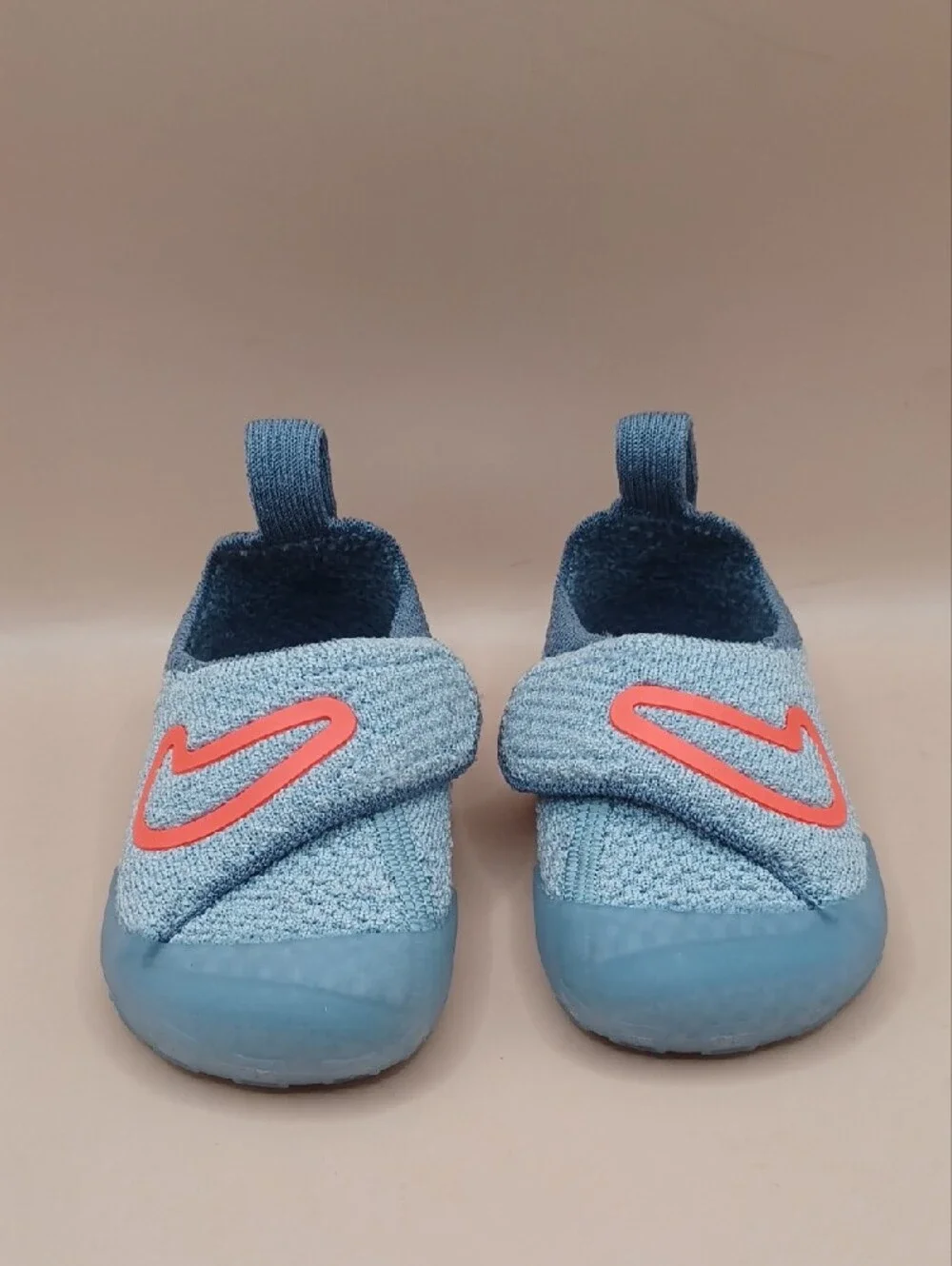 New Nike Swoosh 1 Light Armory Blue/Hyper Orange Shoes Size 3C US FB3244-400